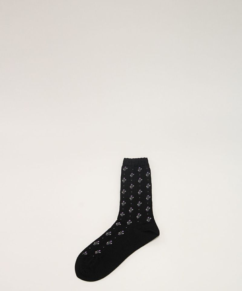 Flower Stripe, Black