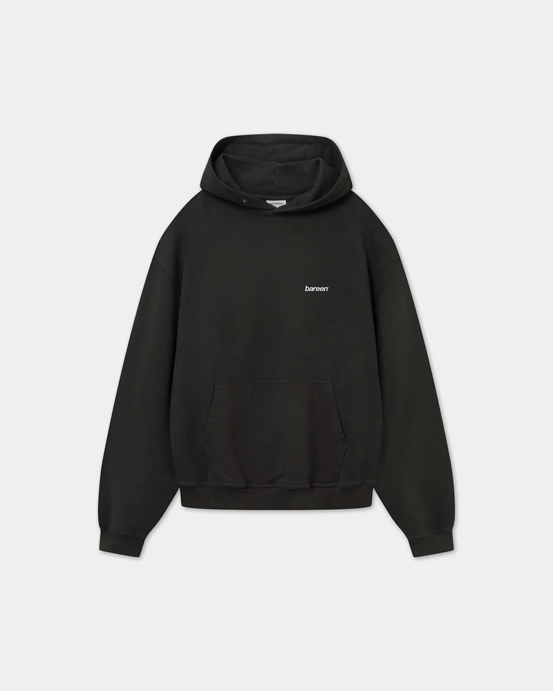 Oversized Logo Hoodie, Black