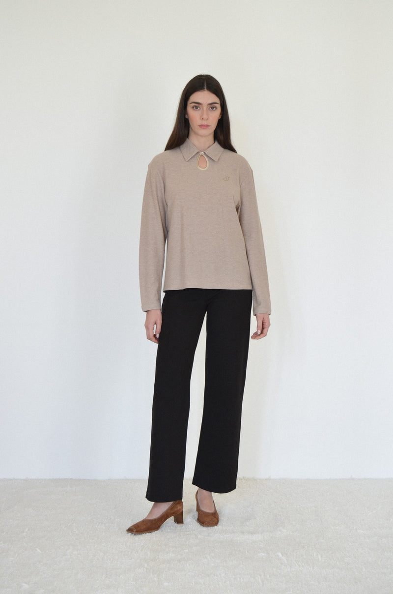 Alice Polo, Beige melange