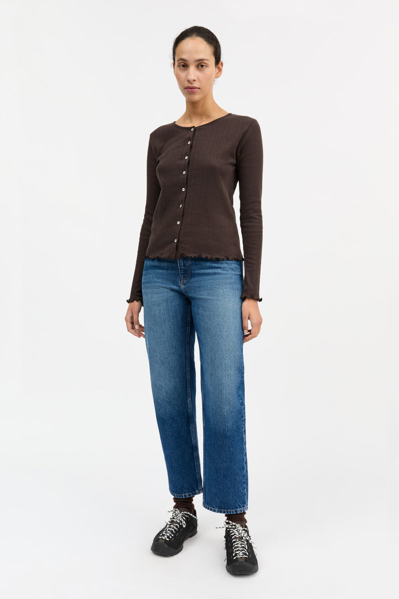 Edie Cardigan, Dark Brown