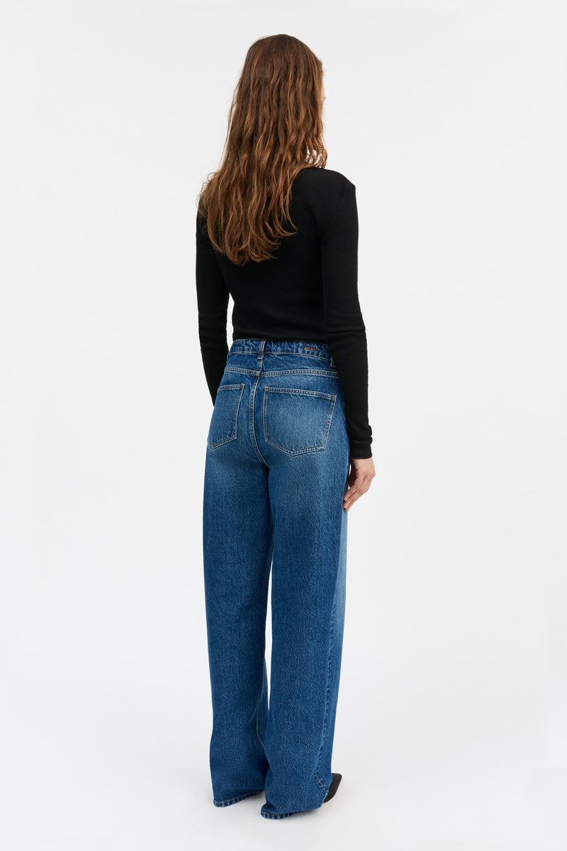 Maddy straight jeans, Vintage washed blue