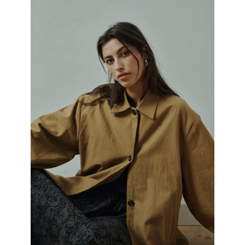 Vera short jacket, Dull Gold