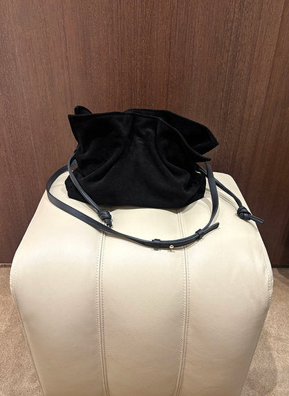 Camilla Bag Large, Suede black