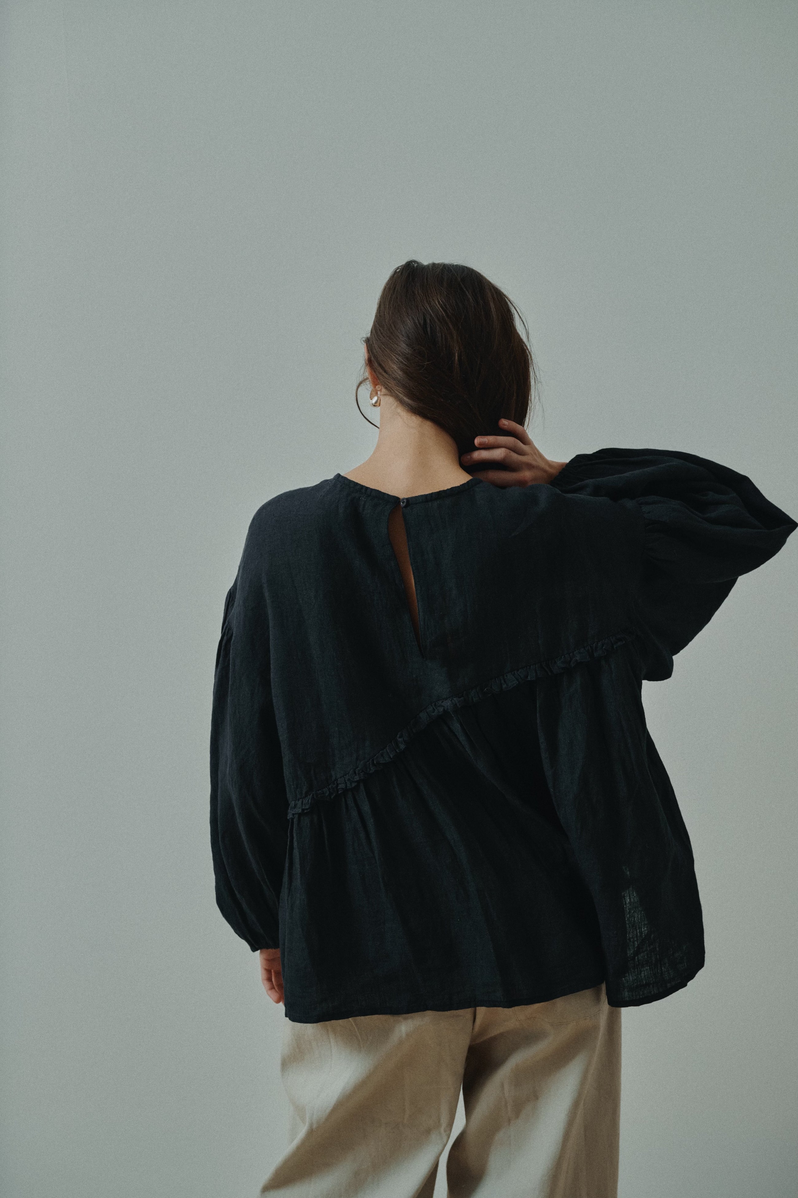 Kaya blouse, Black