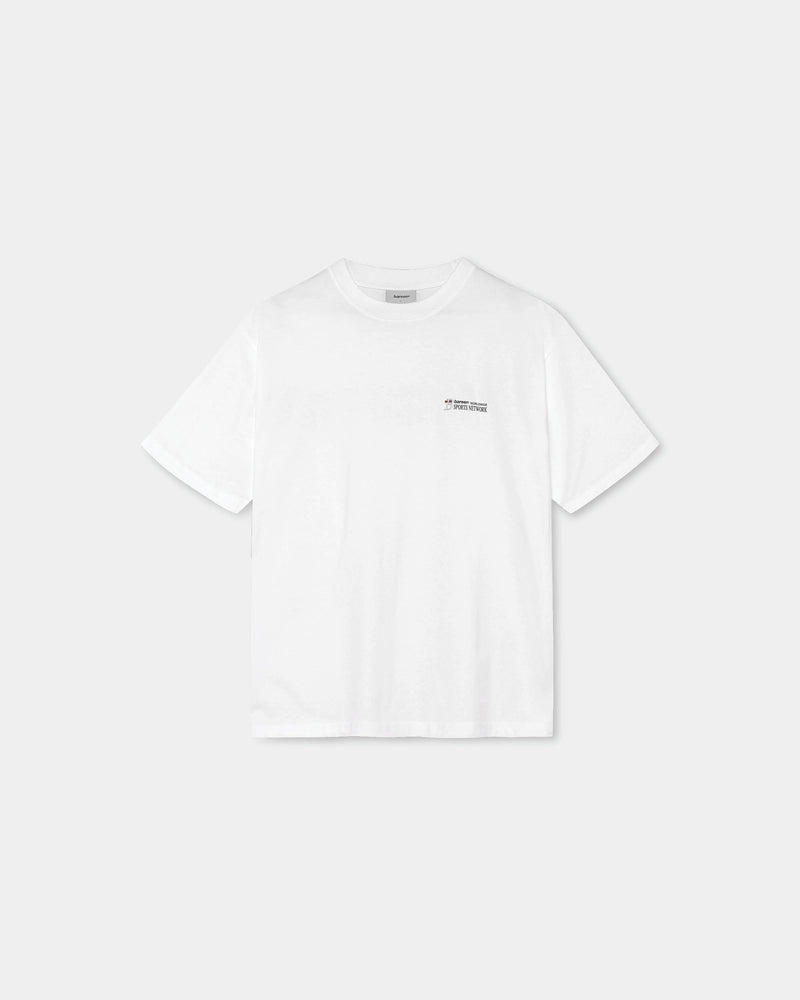 Box Fit T-shirt Sports Network, White