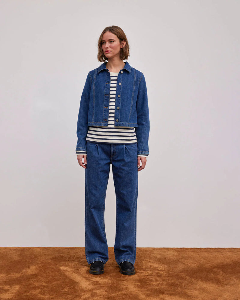 Nicole Denim Pants, Blue Denim