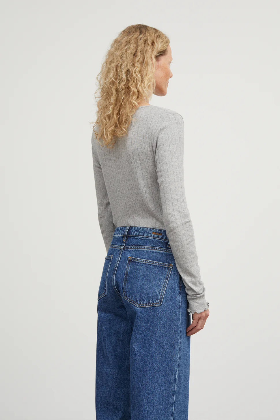 Edie Blouse, Grey Melange