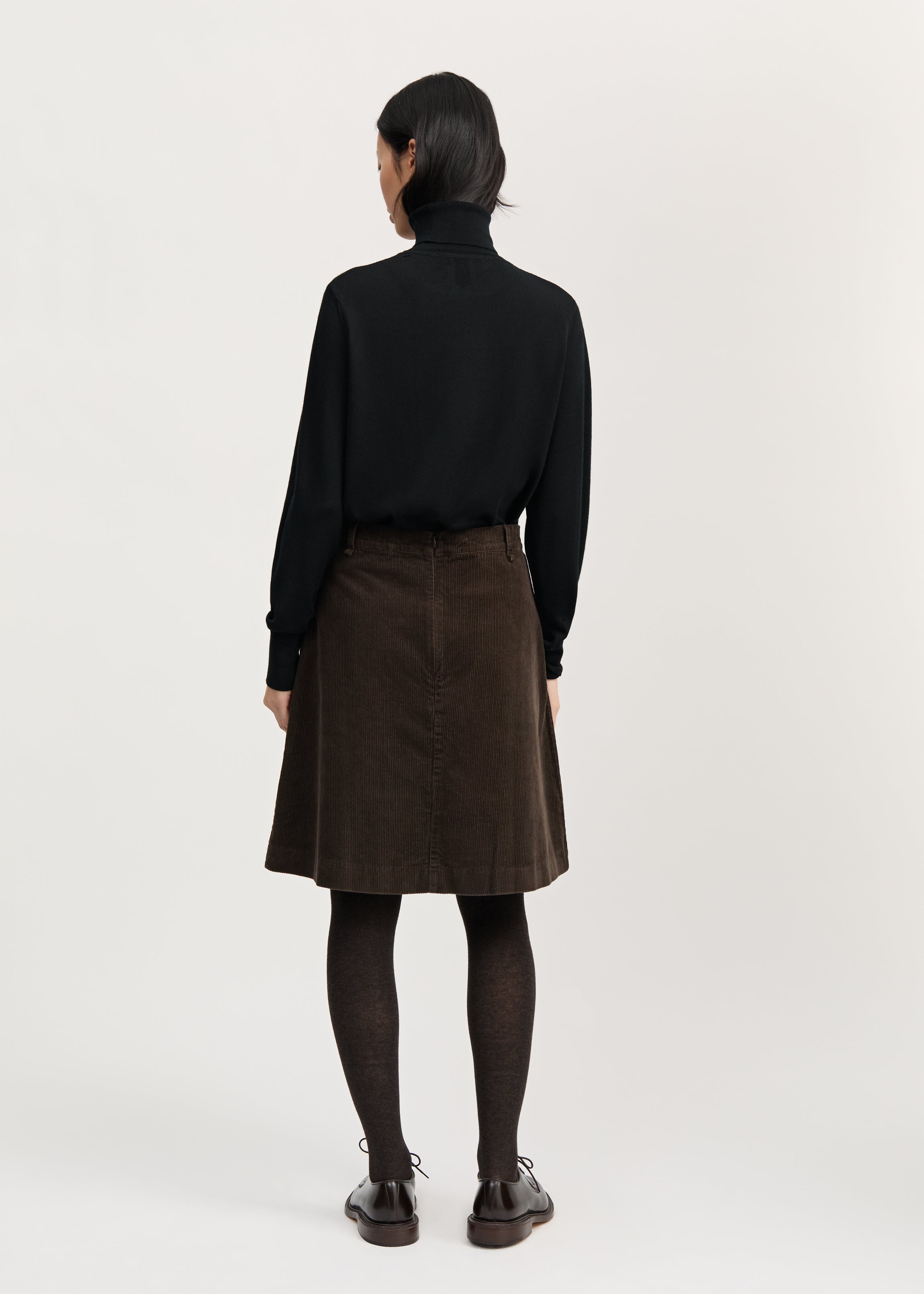 Estelle Skirt Short Corduroy Smokey Brown