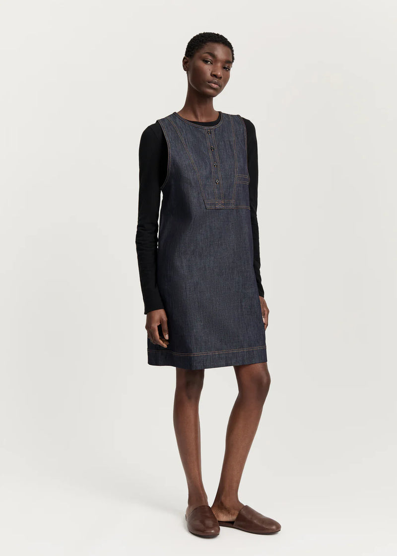 Evita dress denim, Classic Blue