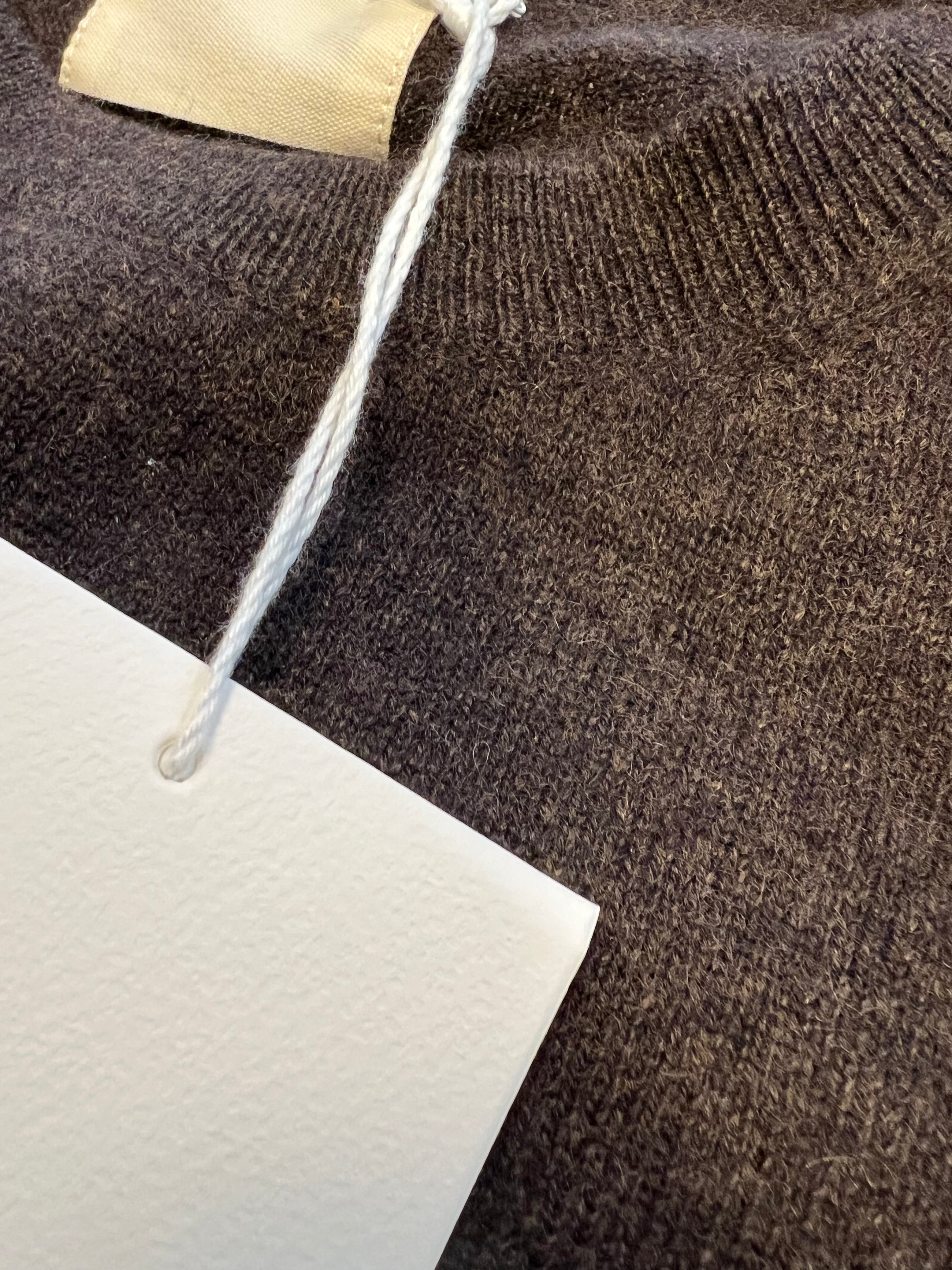 Women's Oversized Roundneck, Black Truffle