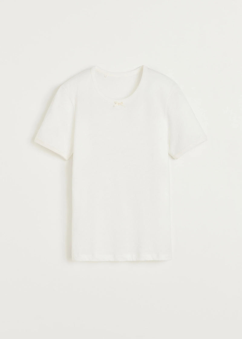 Messhu tee, Pure Ecru