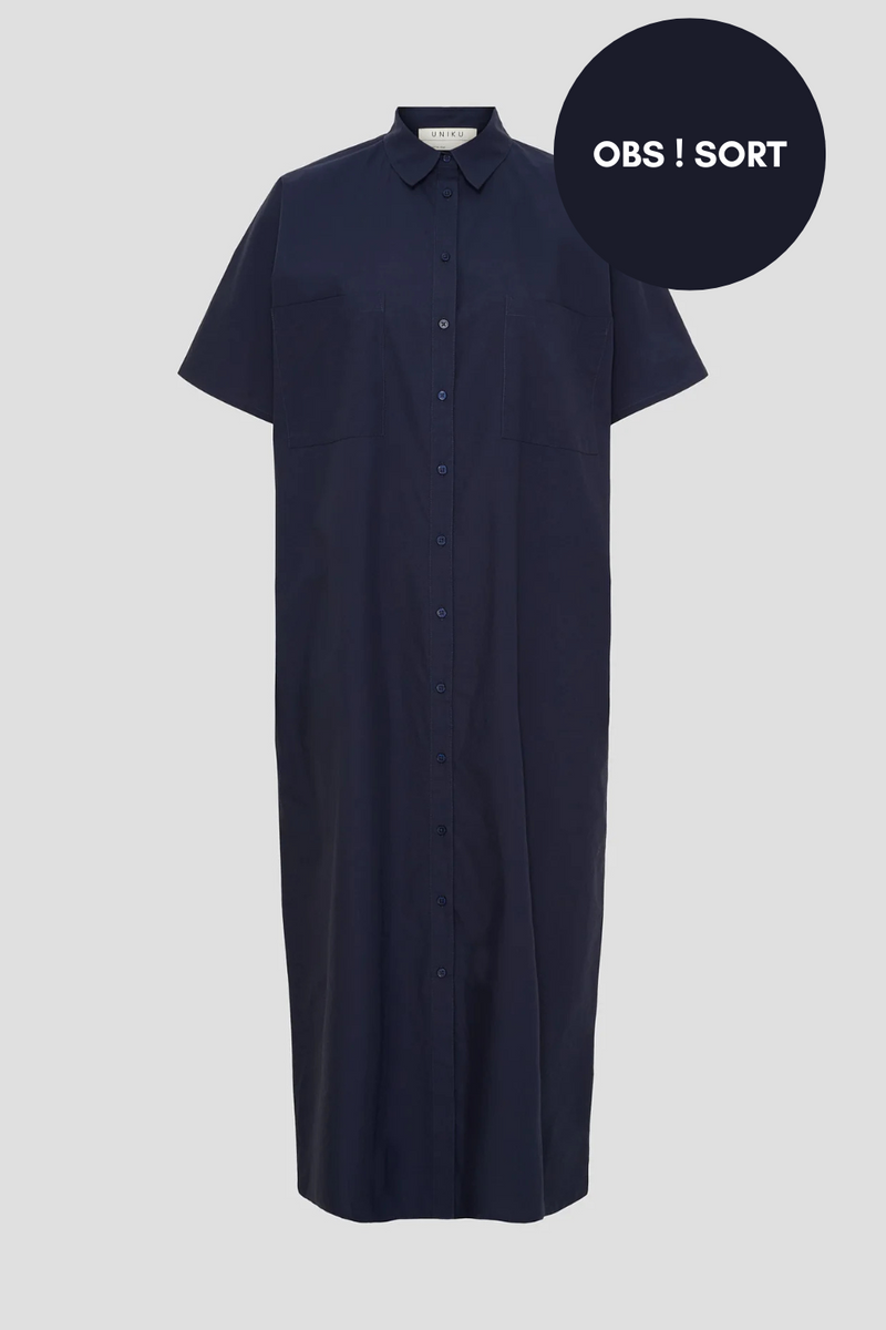 Ocean SS Shirt Dress, Black