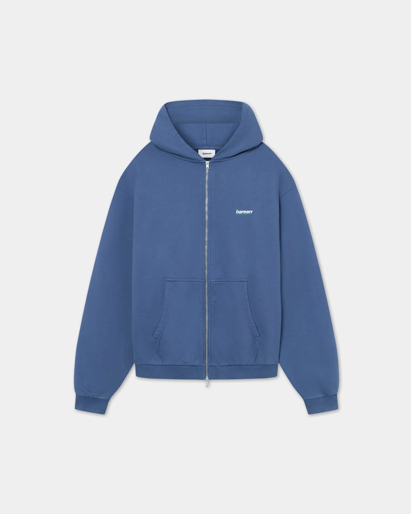 Oversized Zip Hoodie, All Field Apparel, Medival Blue