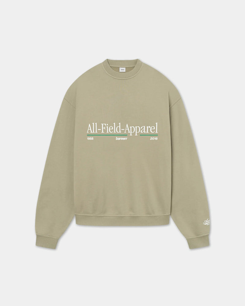 Oversized Crewneck, All Field apparel, Laurel Oak