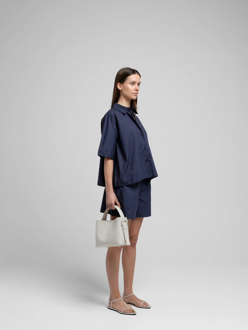 OCEAN POPLIN SHORTS, DARK NAVY