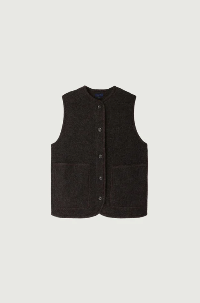 Chicago Vest, mottled brown