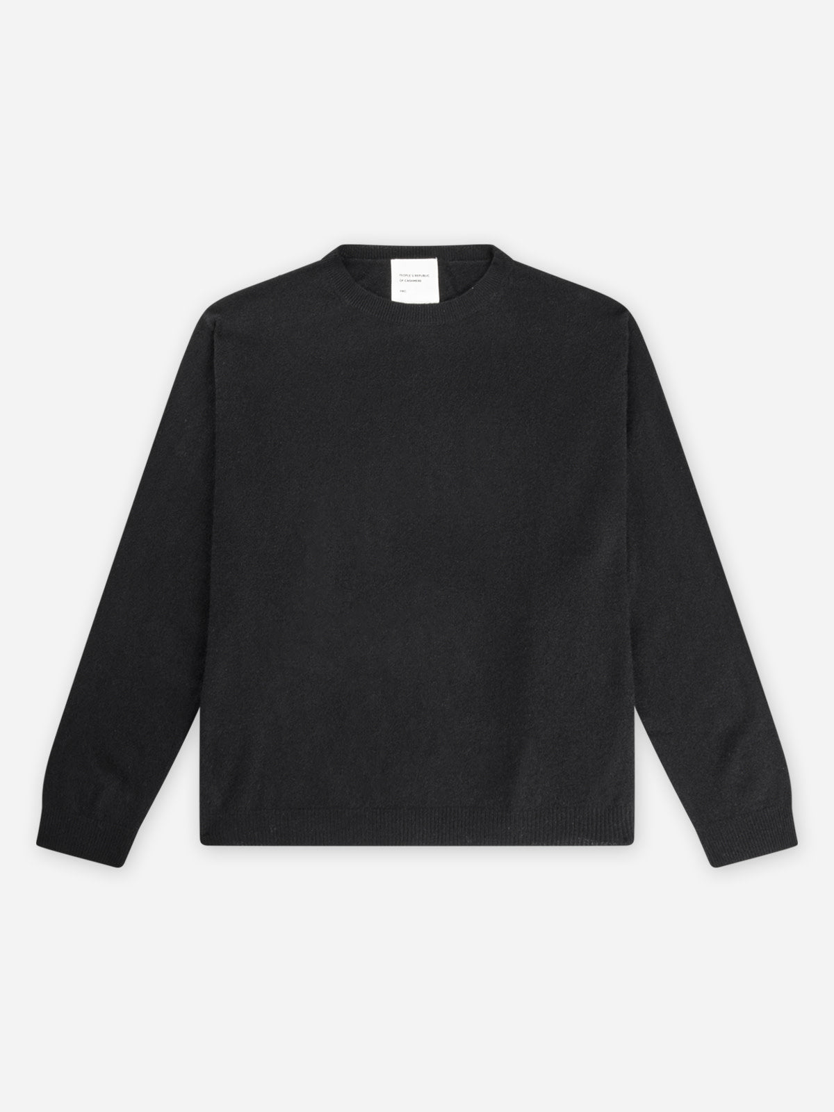 Women's Oversized Roundneck, Black