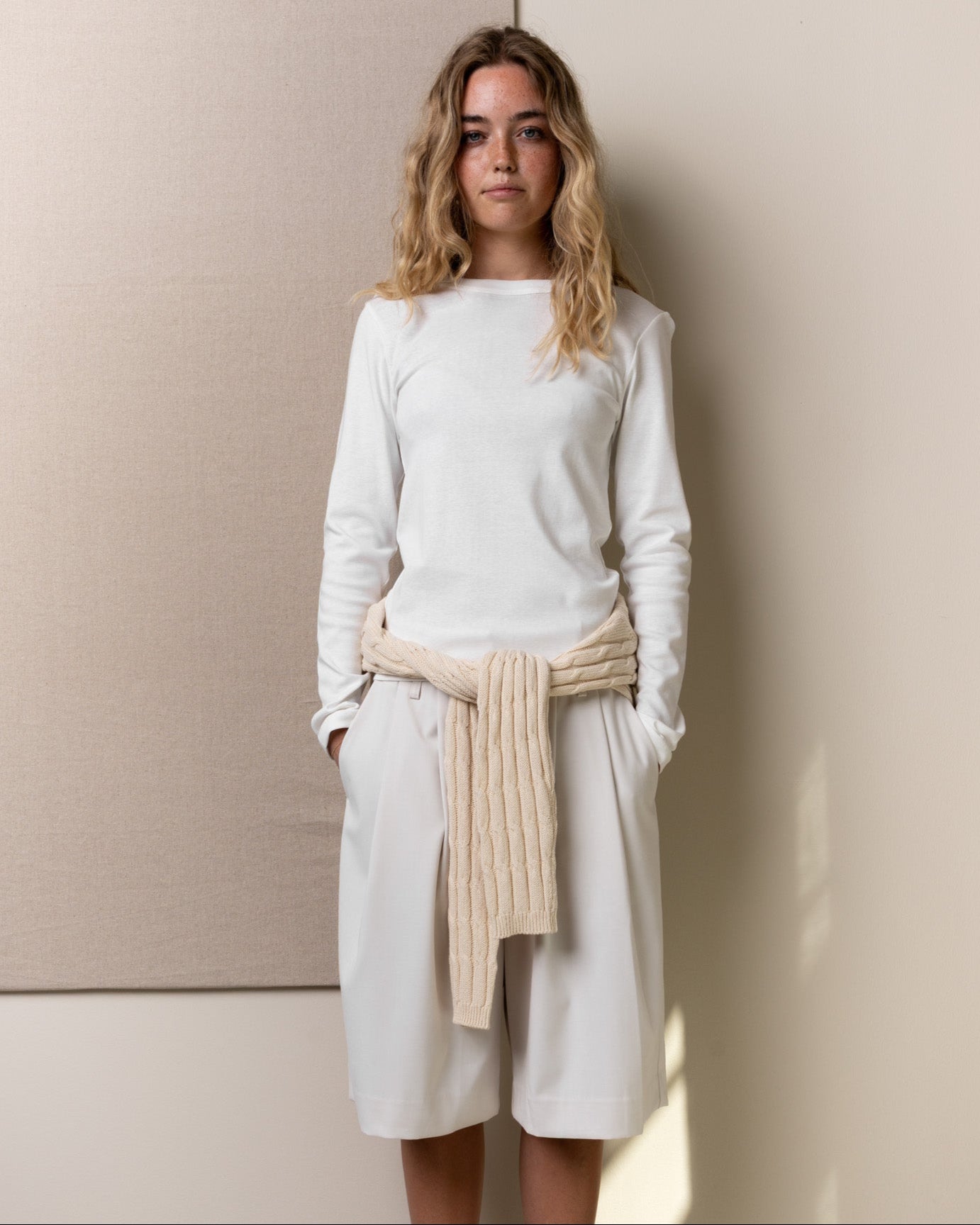 LouLou Shorts, Off White