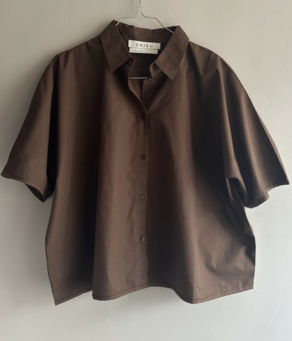 Ocean SS Shirt, Brown