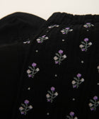 Flower Stripe, Black