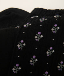 Flower Stripe, Black