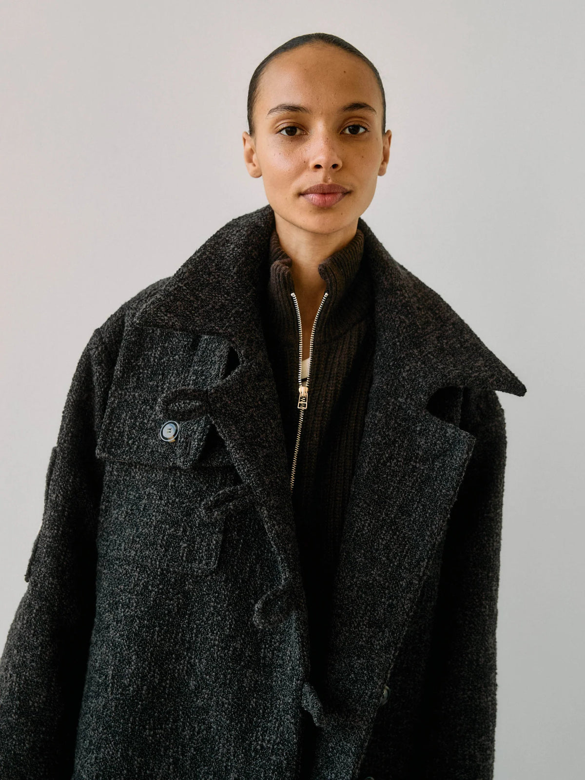 Betty Bouclé Coat
