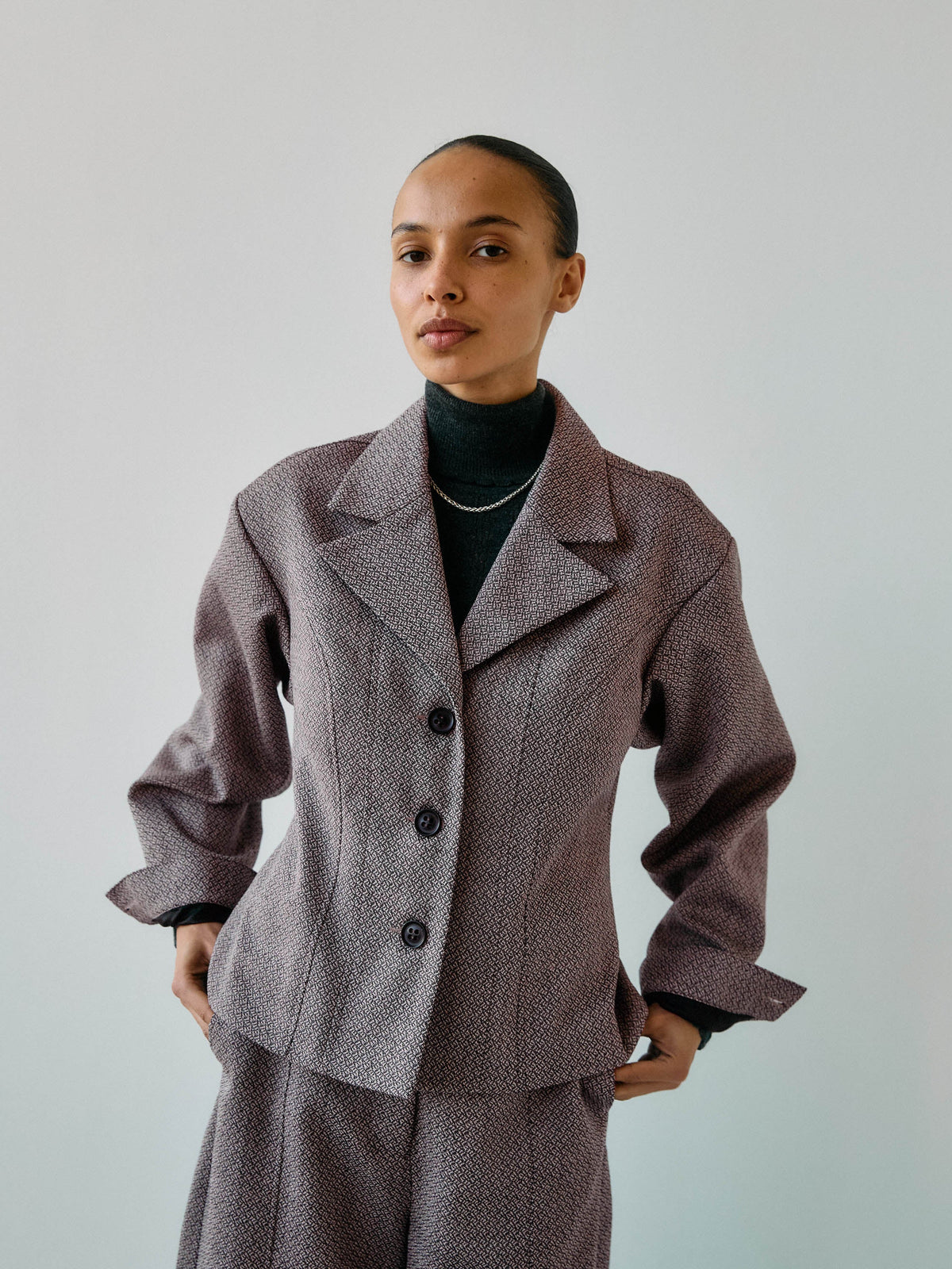 Donna Wool Blazer, Camel