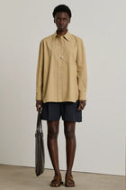 Carlotta Shirt, Beige Fonce