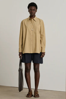 Carlotta Shirt, Beige Fonce