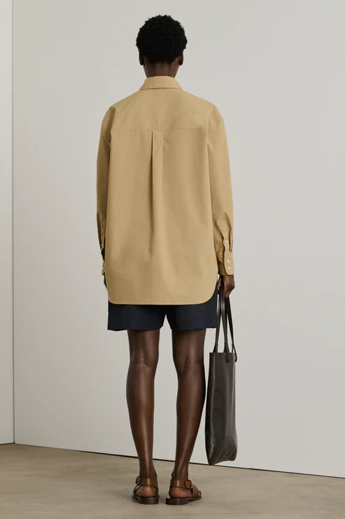 Carlotta Shirt, Beige Fonce