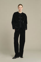 Lutetia Velvet Jacket, Black