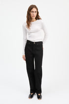 Sharon Straight Jeans, Black