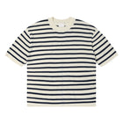 Striped Tee, Dark Navy / Ecru