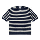 Striped Tee, Ecru / Dark Navy