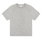 Wool Tee, Light Grey Melange