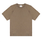 Wool Tee, Camel Melange
