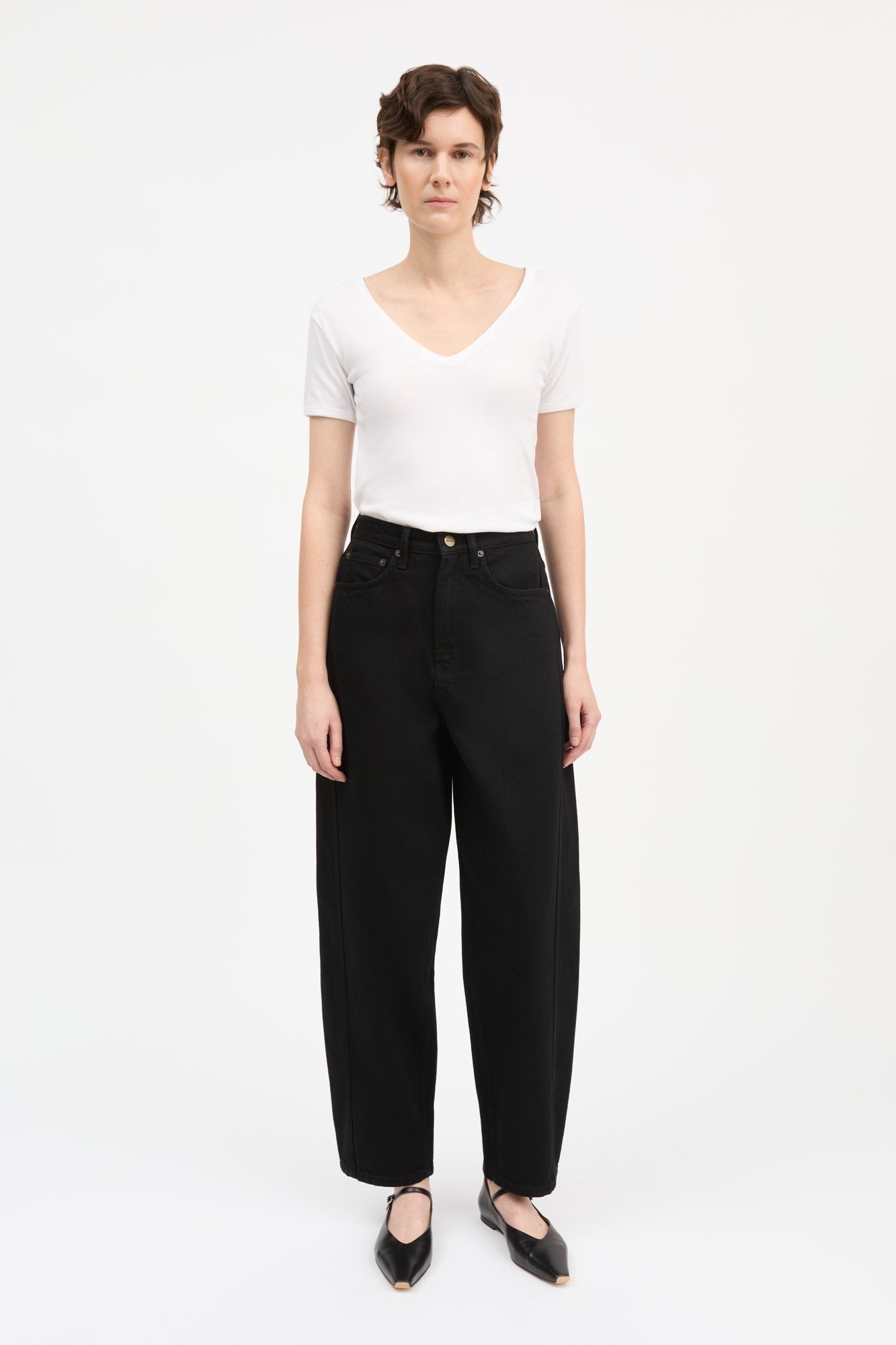 Bille Barrel Jeans, Black