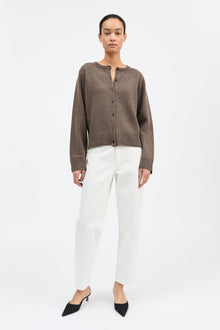 Senna cardigan, Brown Melange