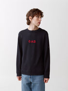 Blaatrøie No. 1, Navy / Red embroidery