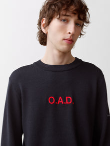 Blaatrøie No. 1, Navy / Red embroidery