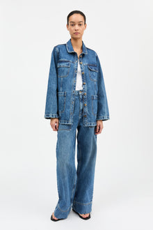 Margaux shirt, Slouchy blue