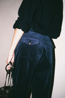 Anemone Pant, Navy Corduroy