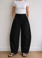 Gego barrel pants, Black
