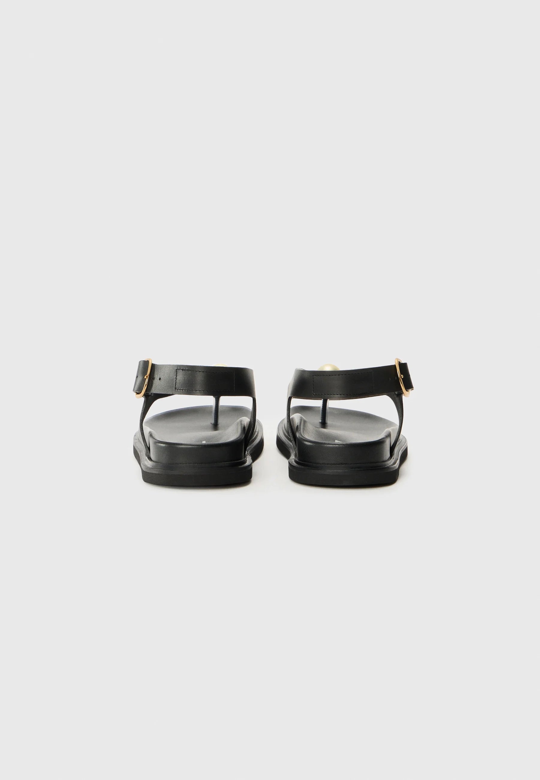Spiaggia T-bar sandals, Black