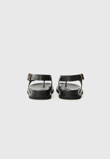 Spiaggia T-bar sandals, Black