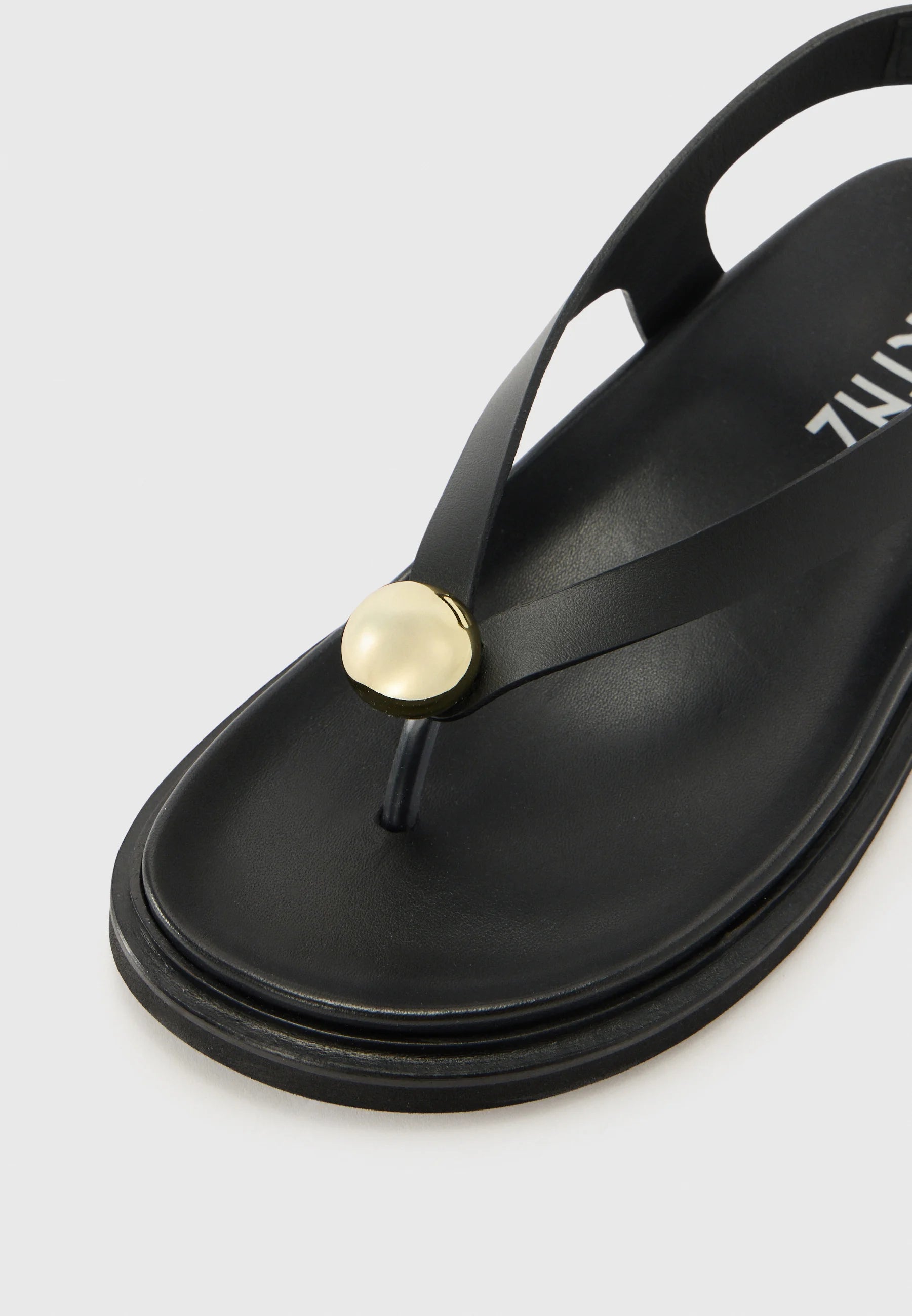 Spiaggia T-bar sandals, Black