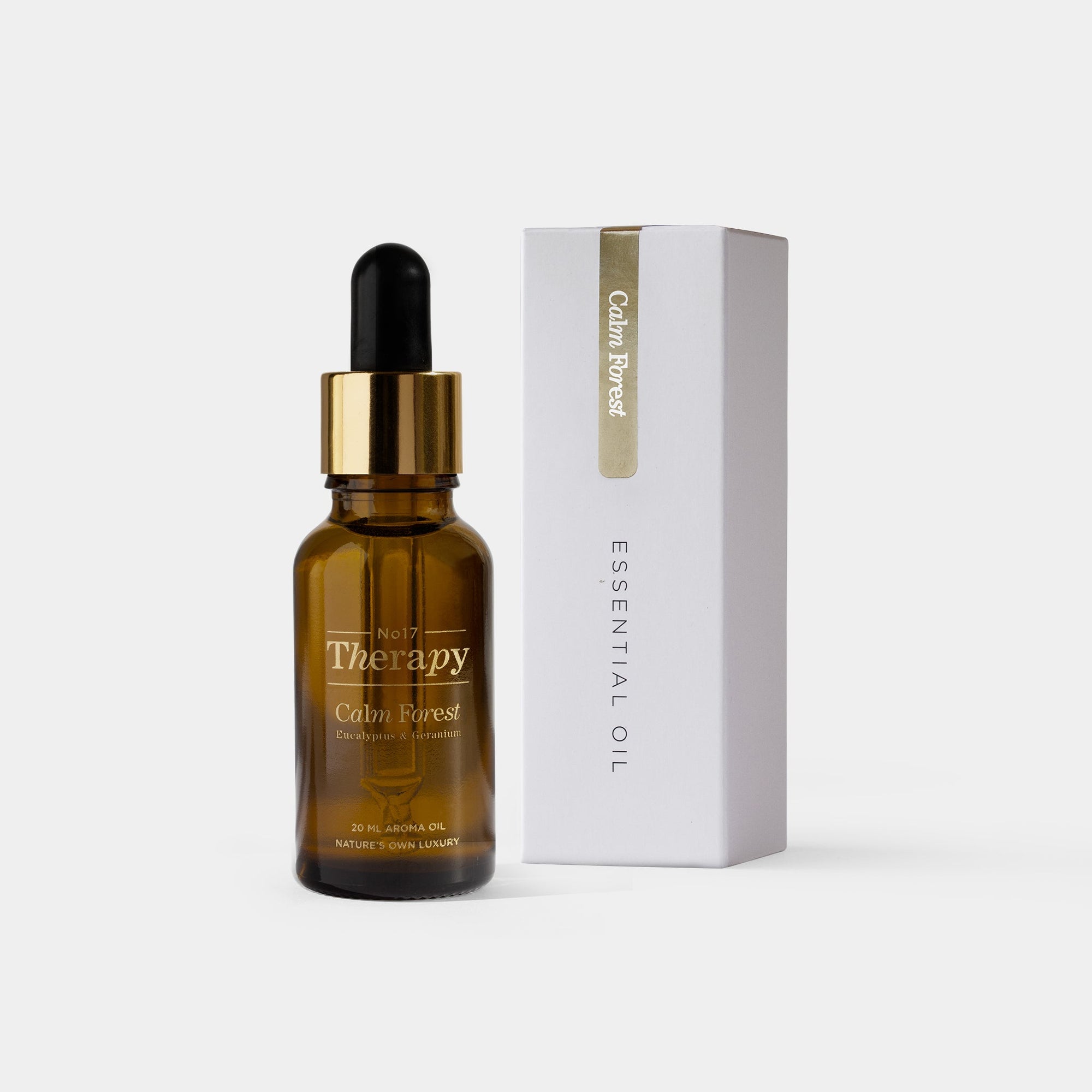 Calm Forest Æterisk Aroma Olie Eucalyptus Geranium 20ml — No17 Therapy