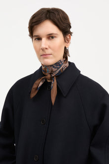 Pippa Scarf, Brown Paisley Print