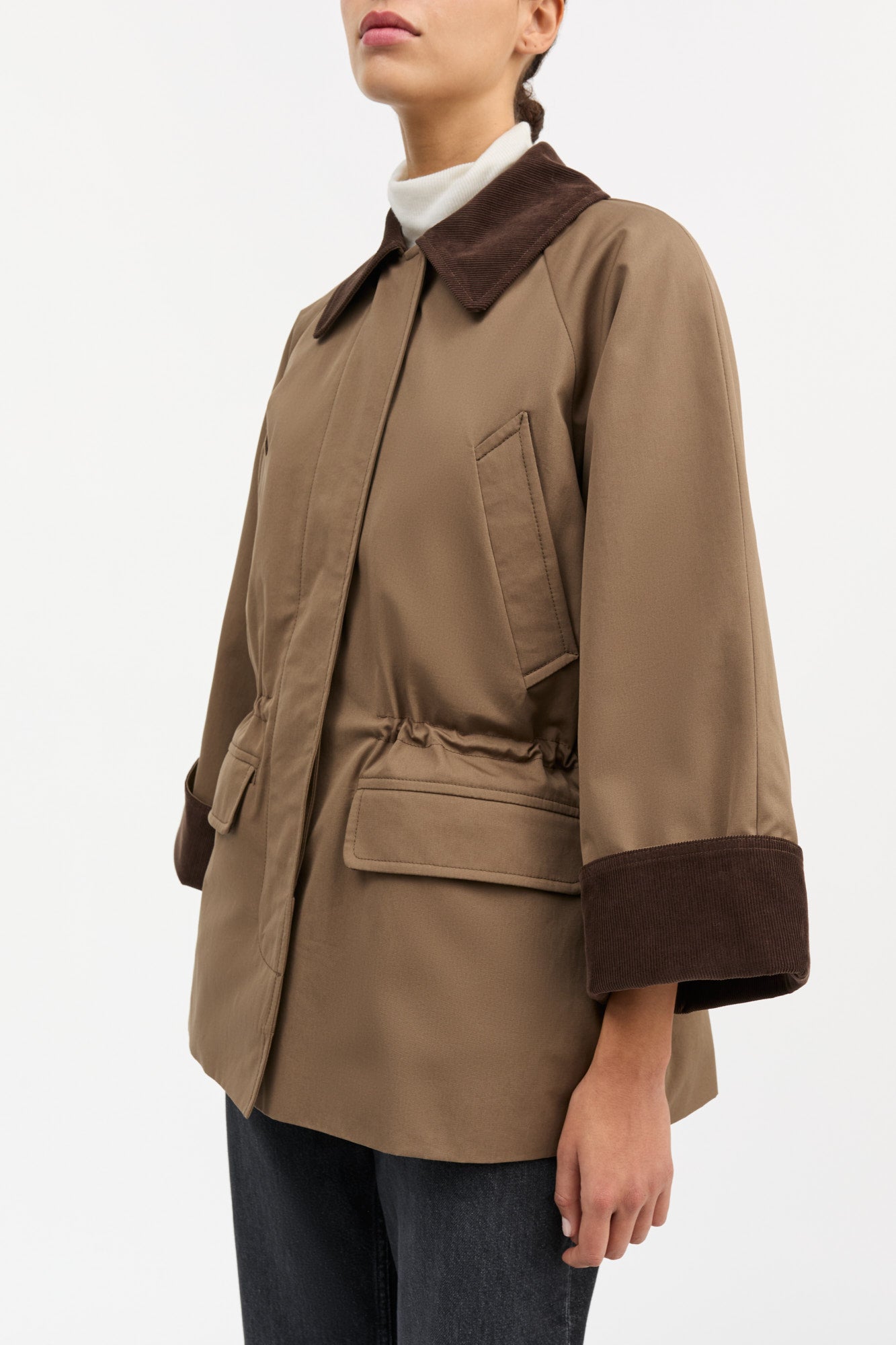 Gaby Jacket, Taupe brown
