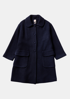 Astrid Long Coat, Navy